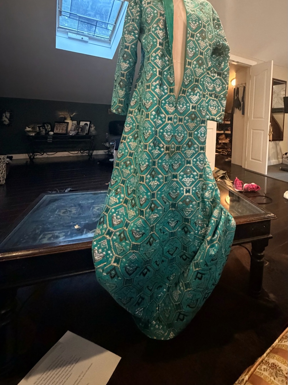 caftan made for Elizabeth Arden